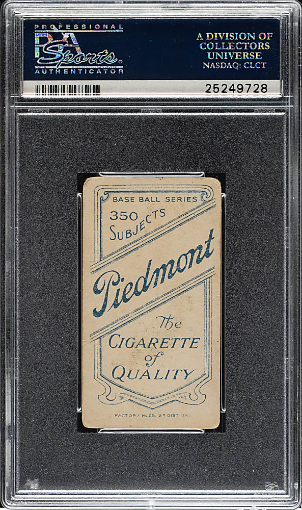 1909-1911 T206 White Border Jack Quinn PSA GOOD 2