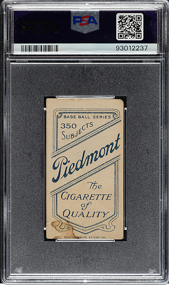 1909-1911 T206 White Border Red Ames Portrait PSA GOOD 2