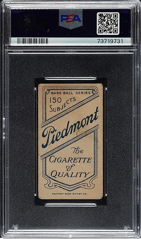 1909-1911 T206 White Border Nap Rucker Throwing PSA FAIR 1.5