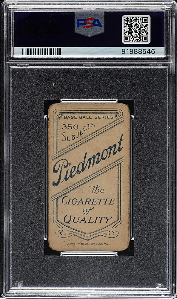 1909-1911 T206 White Border George McBride PSA FAIR 1.5