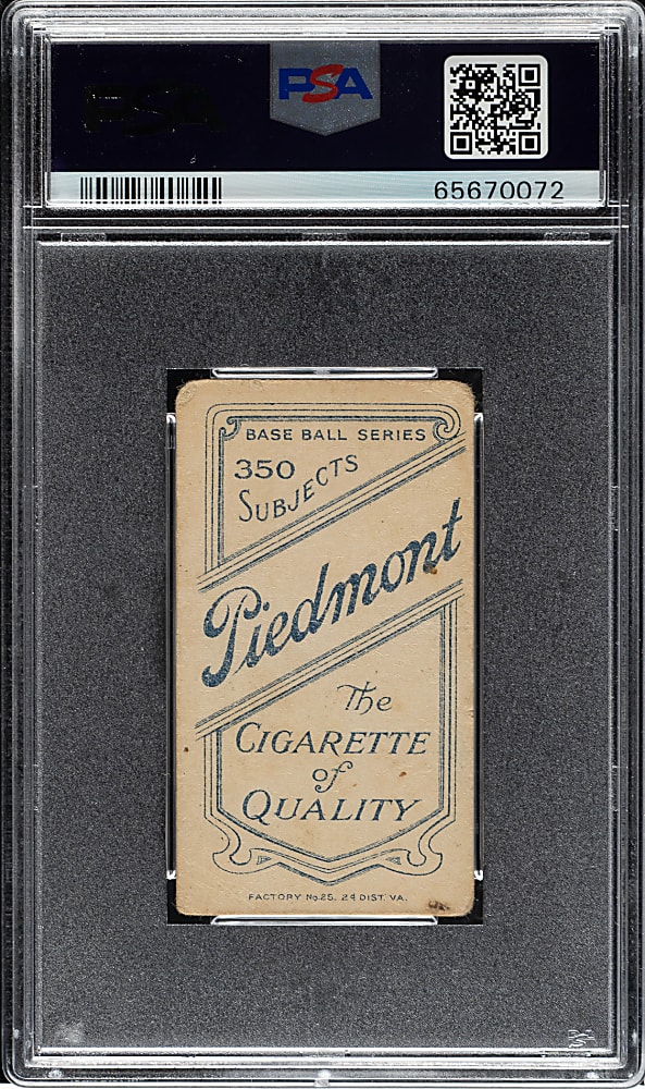 1909-1911 T206 White Border Dummy Taylor PSA FAIR 1.5