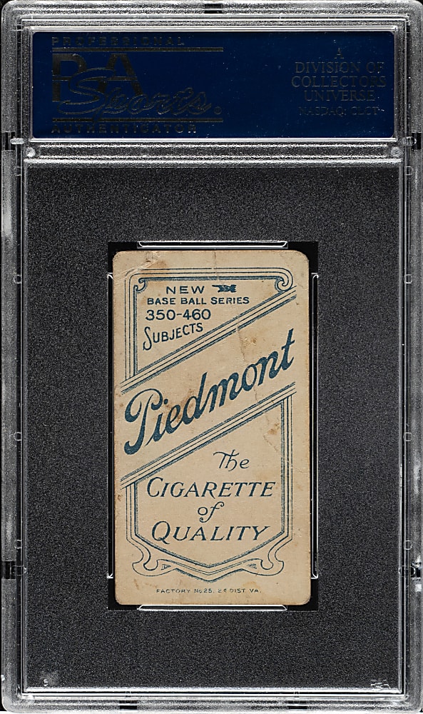 1909-1911 T206 White Border Hal Chase Holding Trophy PSA FAIR 1.5