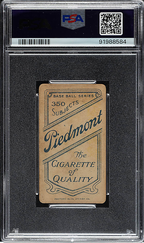 1909-1911 T206 White Border Bob Unglaub PSA FAIR 1.5