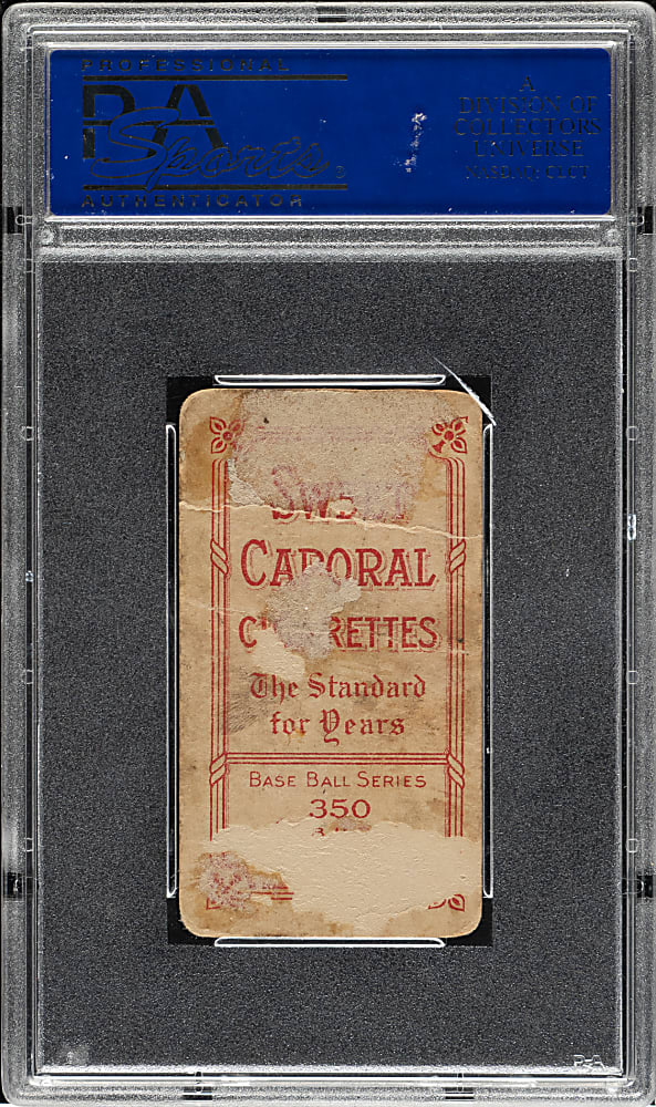 1909-1911 T206 White Border Larry Doyle with Bat PSA POOR 1