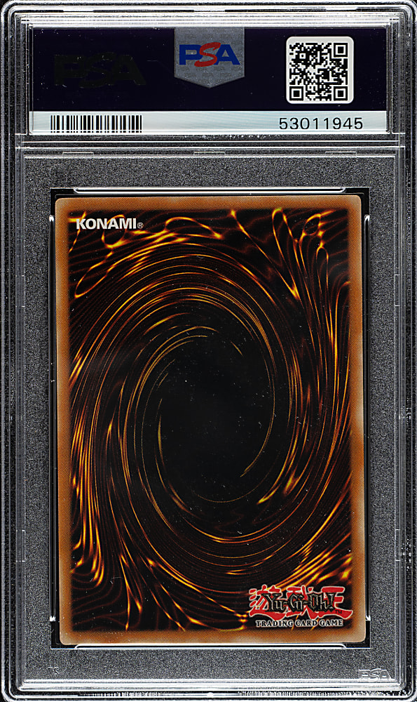 2004 Yu-Gi-Oh! Rise of Destiny 1st Edition #EN032 Dekoichi The Battlechanted Locomotive Ultimate Rare PSA MINT 9