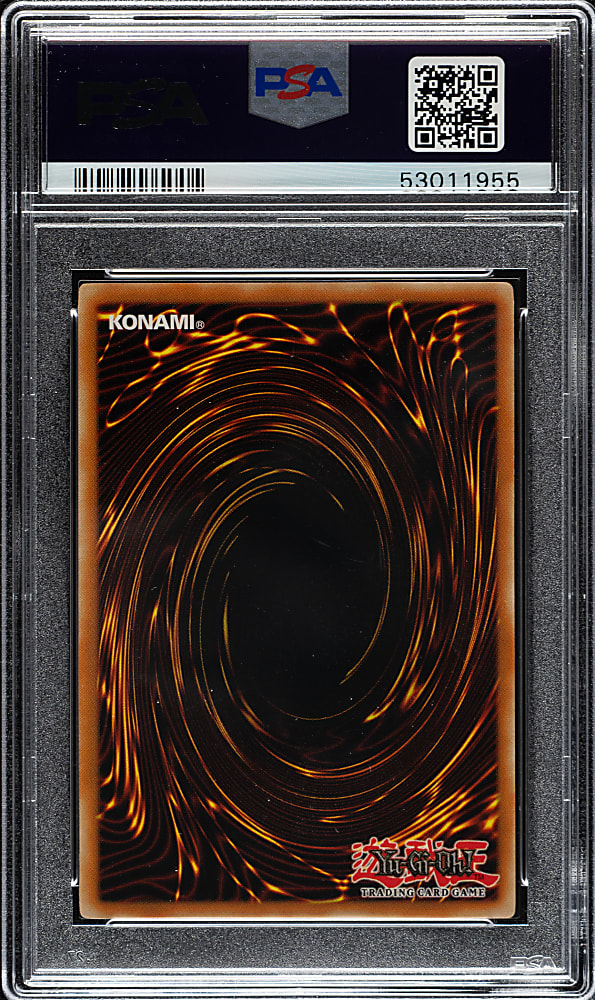 2004 Yu-Gi-Oh! Rise of Destiny 1st Edition #EN056 Chain Burst Ultimate Rare PSA MINT 9