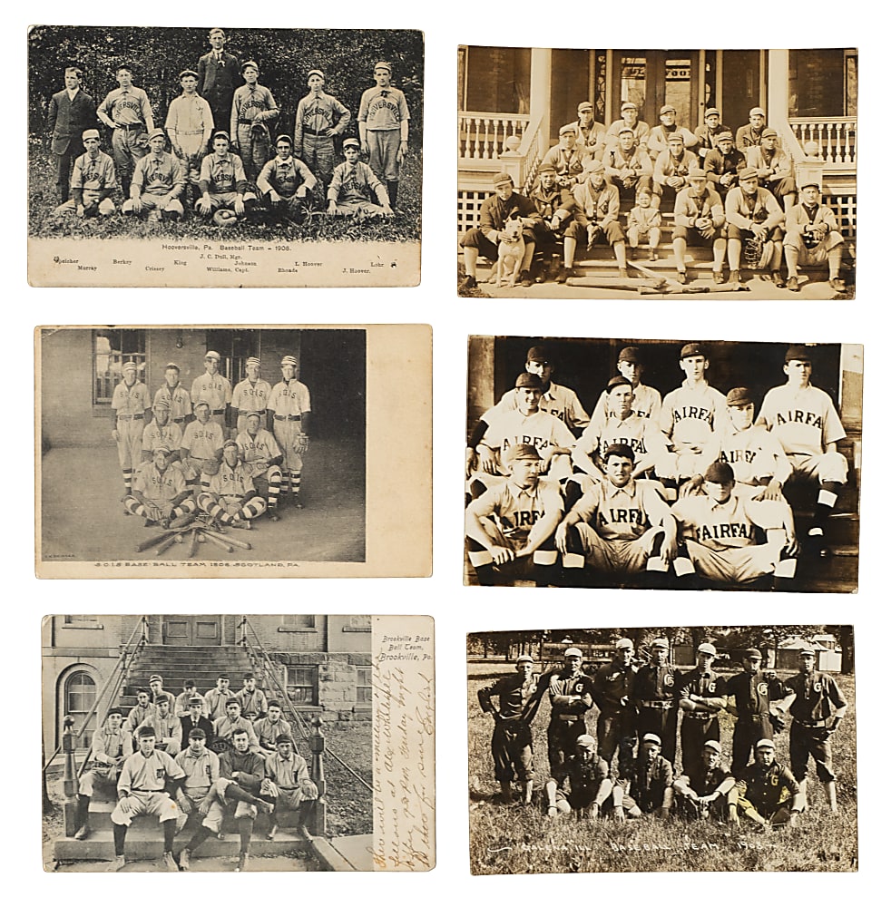 1900-Era Baseball Team Postcard Collection (15)