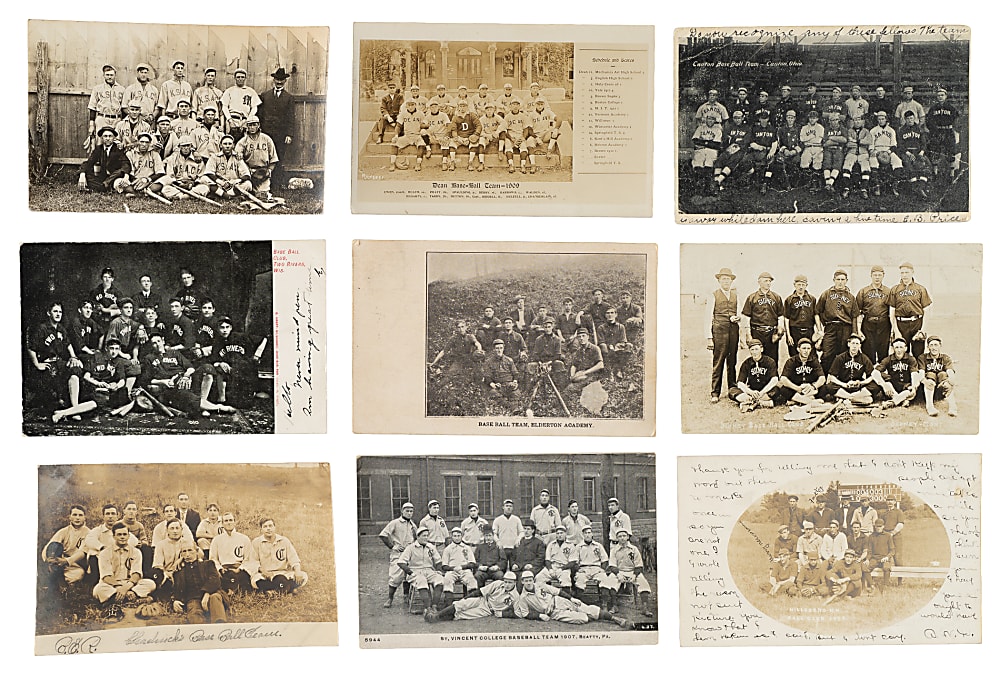 1900-Era Baseball Team Postcard Collection (15)