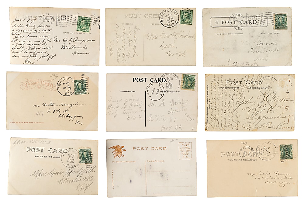 1900-Era Baseball Team Postcard Collection (15)