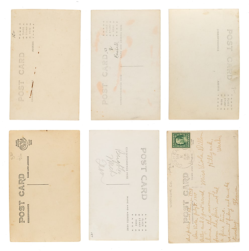 1907 to 1920s Baseball Real-Photo Postcard Collection (22)