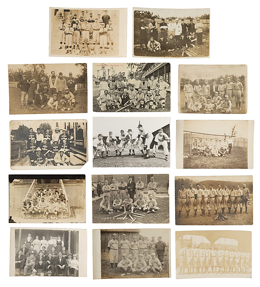 1900s to 1920s Baseball Team Postcard Collection (19)