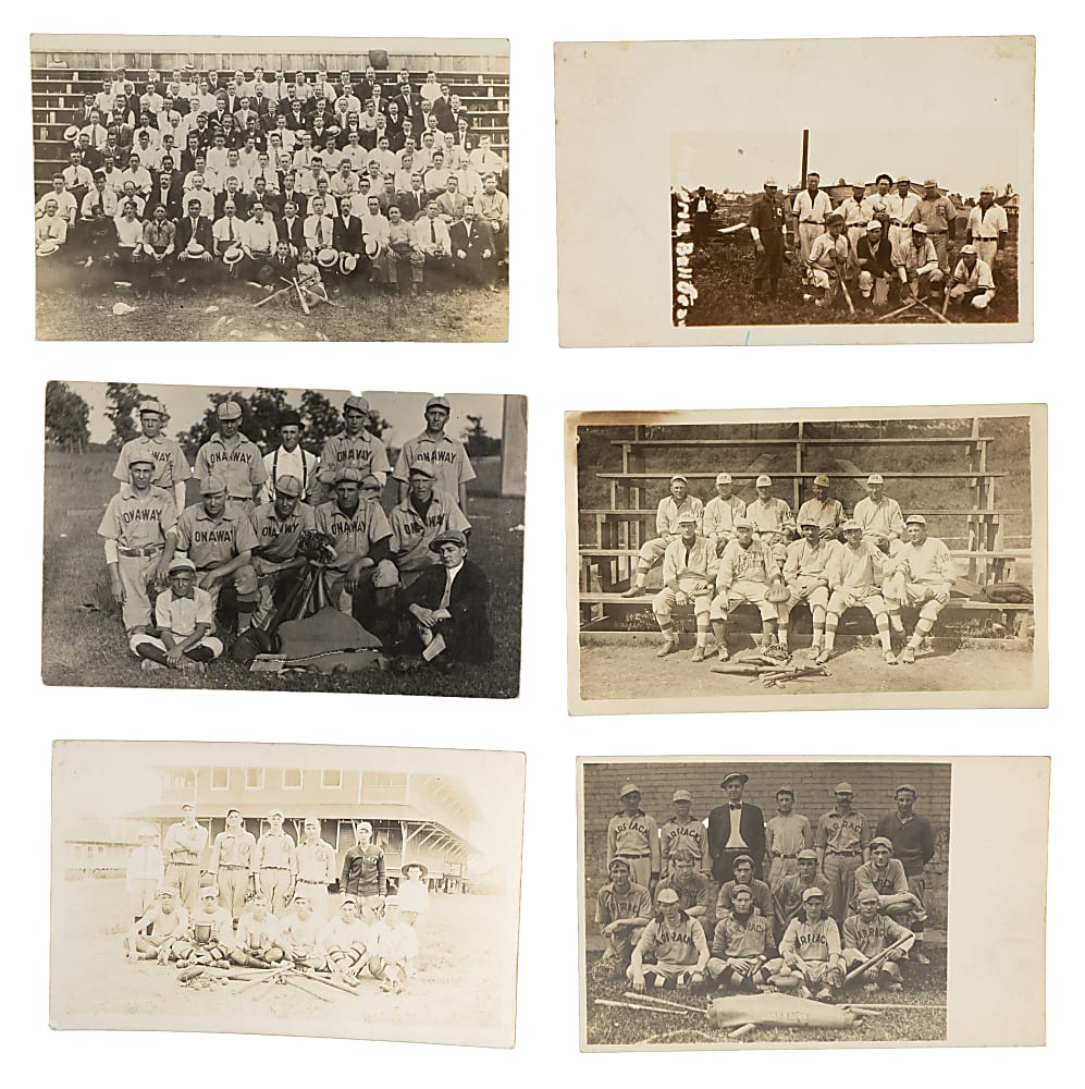 1900s to 1930s Baseball Team Postcard Collection (20)