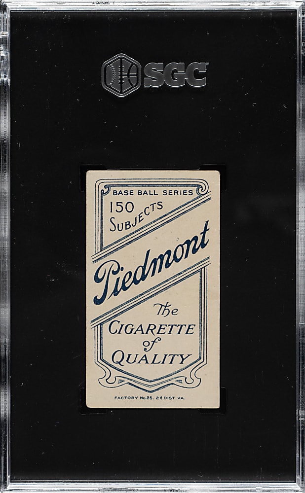 1909-1911 T206 White Border Doc Crandall Portrait, No Cap SGC VG/EX+ 4.5