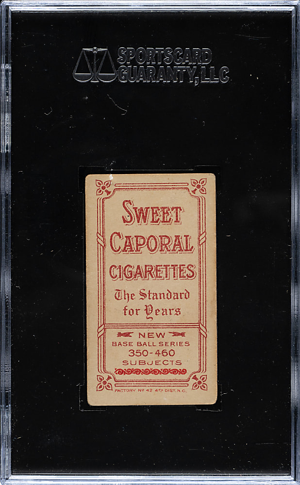 1909-1911 T206 White Border Fred Snodgrass Catching SGC VG/EX 50