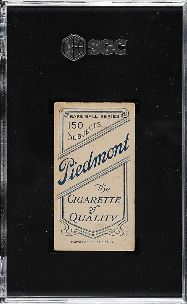 1909-1911 T206 White Border Admiral Schlei Catching SGC VG+ 3.5