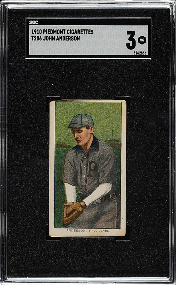 1909-1911 T206 White Border John Anderson SGC VG 3