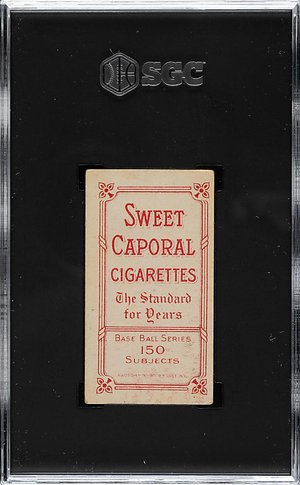 1909-1911 T206 White Border Billy Sullivan SGC GOOD+ 2.5