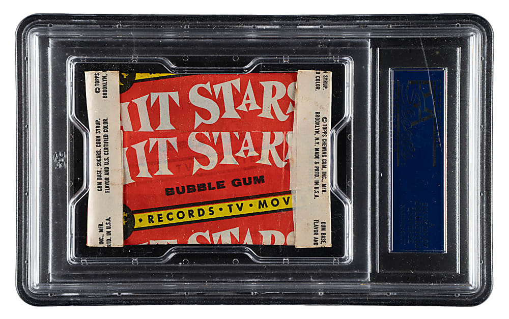 1957 Topps "Hit Stars" Unopened Wax Pack PSA NM 7