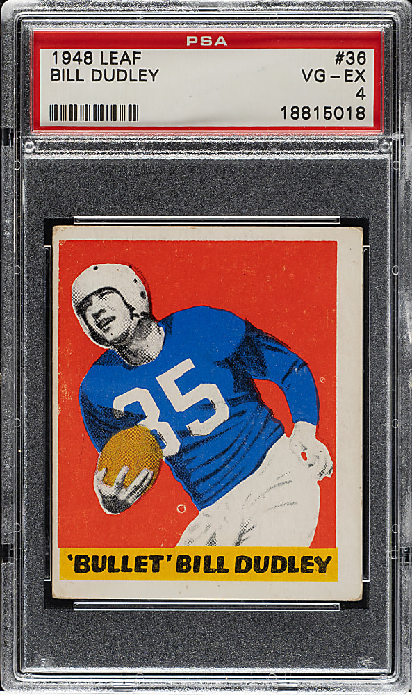 1948 Leaf Football #36 Bill Dudley Rookie PSA VG-EX 4