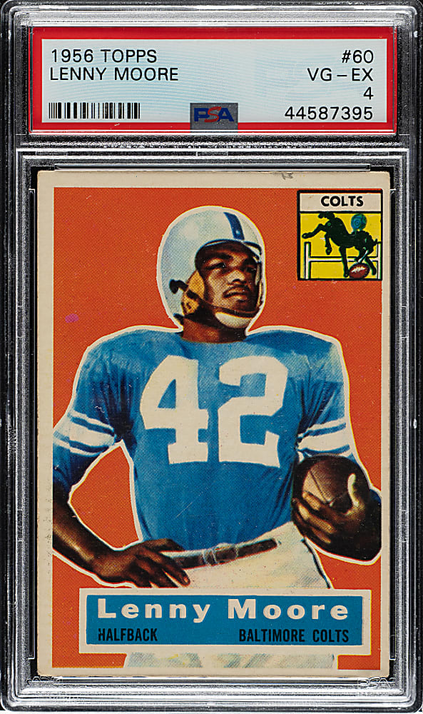 1956 Topps Football #60 Lenny Moore Rookie PSA VG-EX 4
