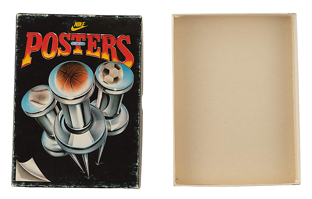 Circa 1983-1985 Nike 5 x 7 Sport Posters Original Display Box