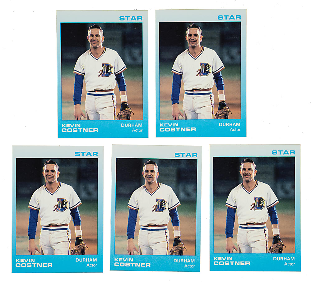 1988 Star Company Durham Bulls Kevin Costner Collection (5) - Crash Davis from "Bull Durham"