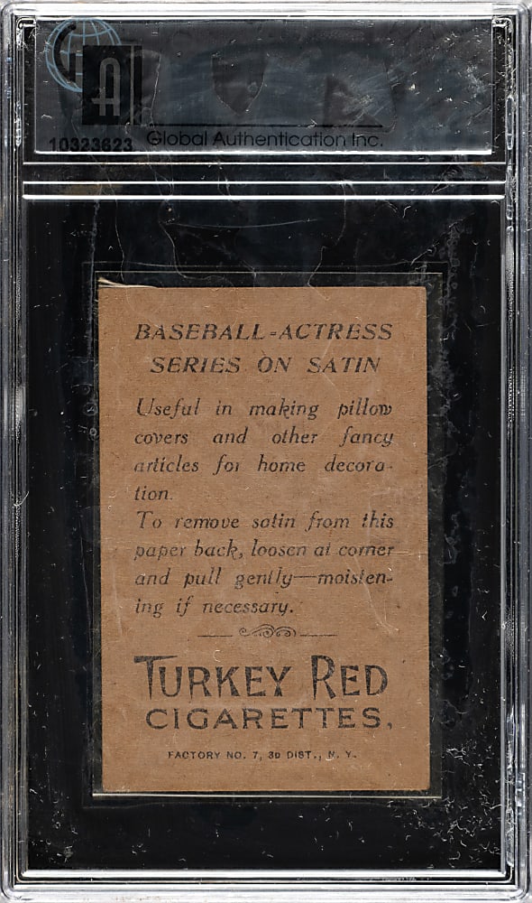 1911 S74 Tobacco Silks - Colored - Ty Cobb GAI VG+ 3.5