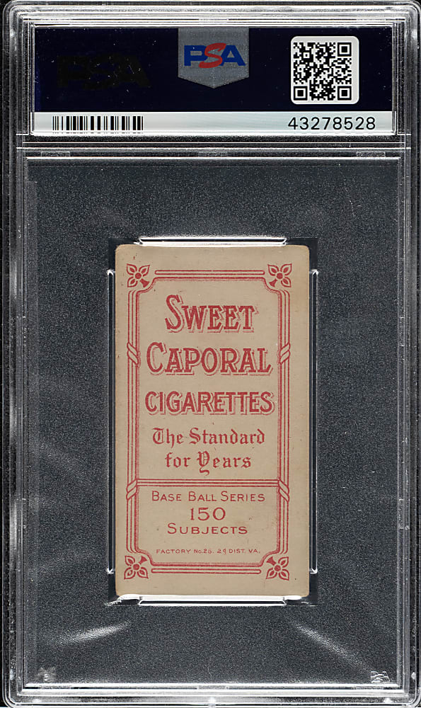 1909-1911 T206 White Border Wid Conroy Fielding PSA VG 3