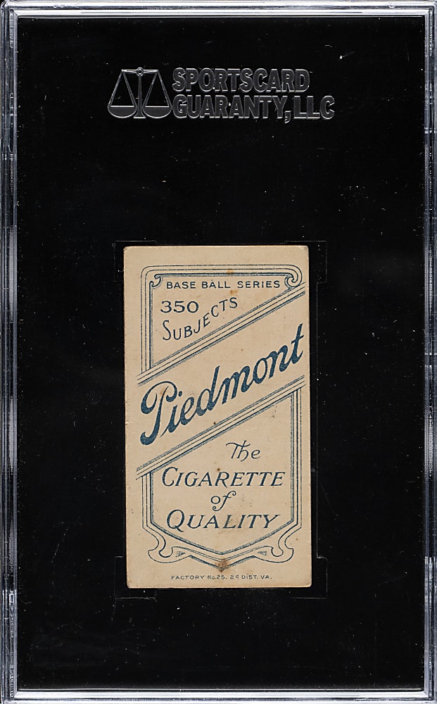 1909-1911 T206 White Border Bob Groom SGC EX 60