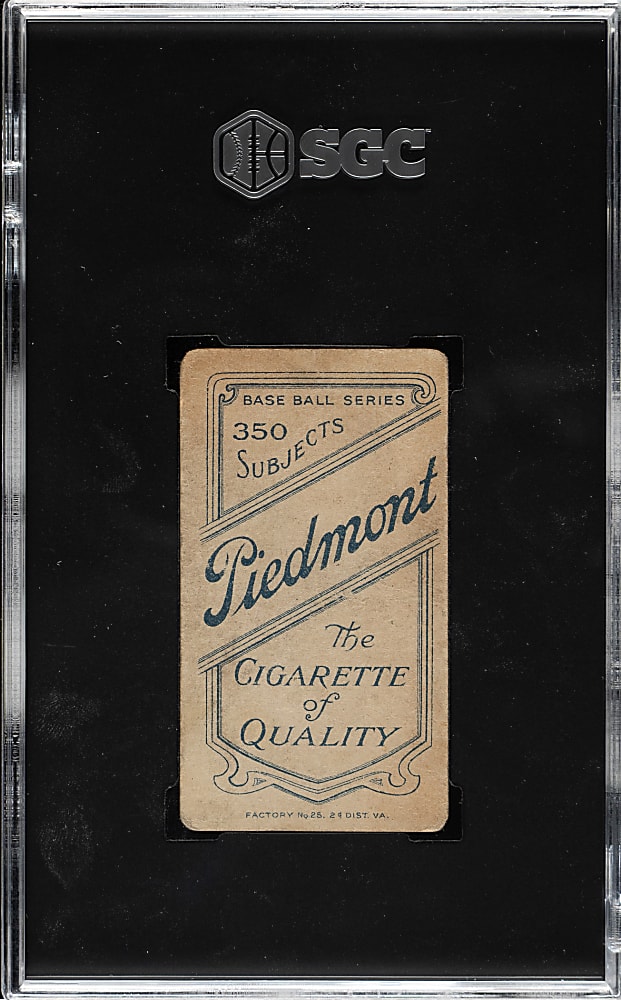 1909-1911 T206 White Border Roger Bresnahan with Bat SGC GOOD 2