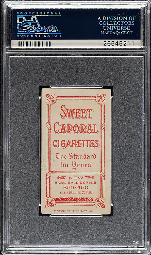 1909-1911 T206 White Border Wid Conroy with Bat PSA VG-EX 4