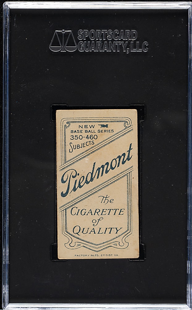 1909-1911 T206 White Border Frank Chance Batting SGC VG 3