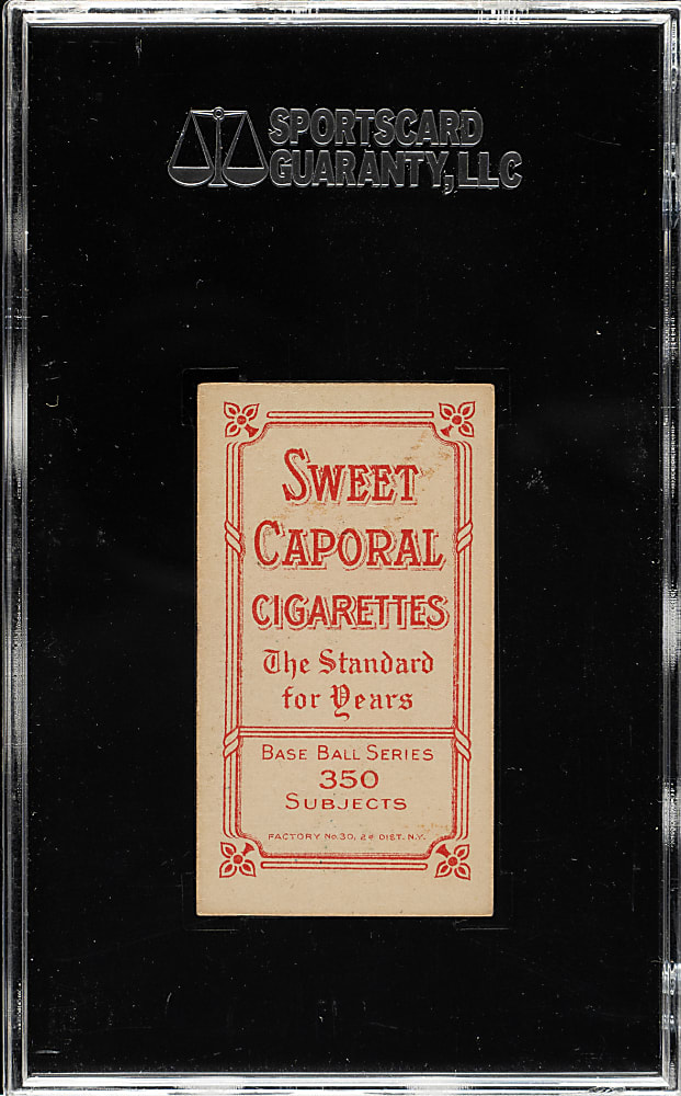 1909-1911 T206 White Border Clyde Milan SGC EX/NM 80