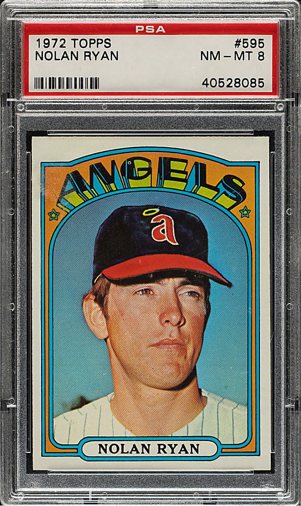 1972 Topps #595 Nolan Ryan PSA NM-MT 8