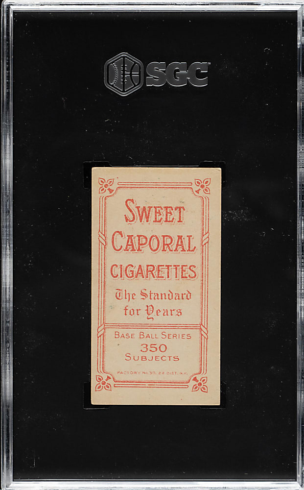 1909-1911 T206 White Border Gabby Street Portrait SGC EX 5