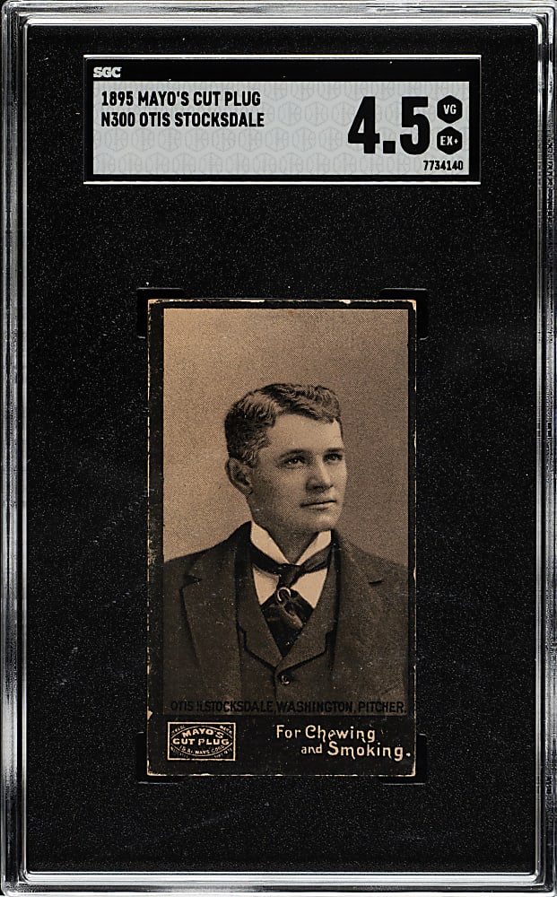 1895 N300 Mayo's Cut Plug Otis Stockdale SGC VG/EX+ 4.5