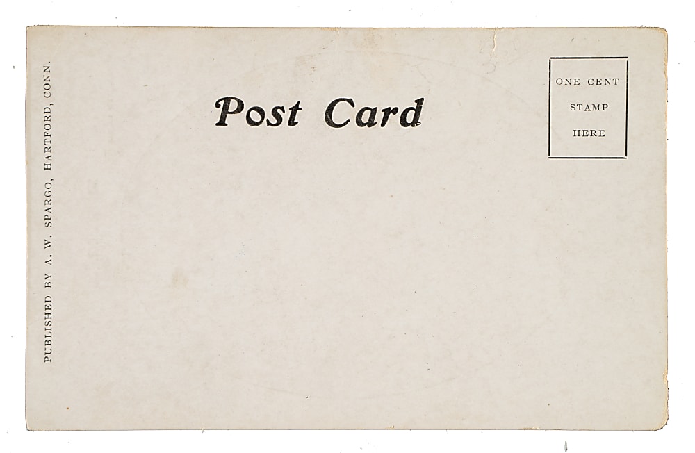 Circa 1908 A. W. Spargo Hartford Ivor Swanson Postcard