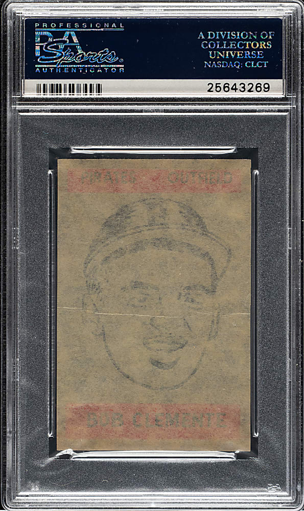 1965 Topps Transfers Roberto Clemente PSA GOOD+ 2.5