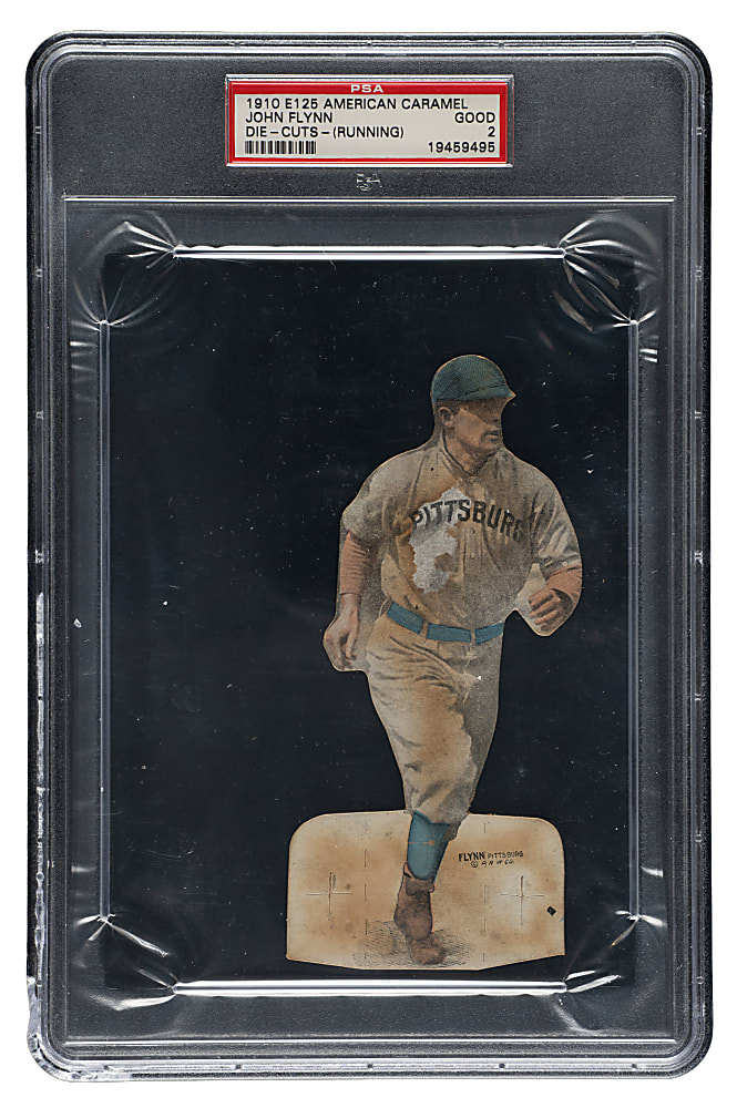 1910 E125 American Caramel Die-Cut John Flynn PSA GOOD 2