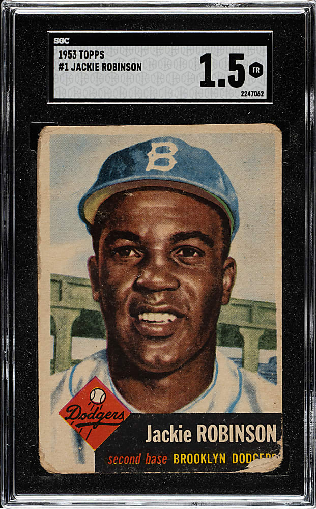 1953 Topps #1 Jackie Robinson SGC FAIR 1.5
