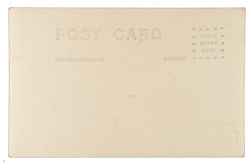 Circa 1920s Walter Johnson Real-Photo Postcard