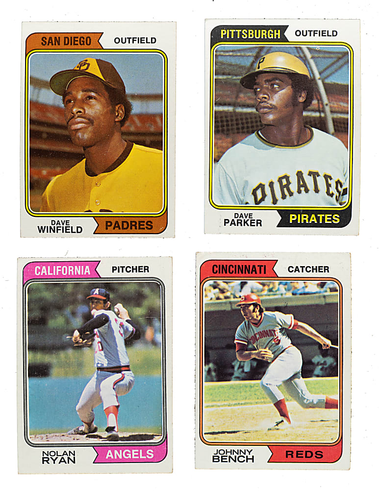 1974 Topps Complete Set (660) Plus Traded Series (44) and Team Checklists (24)