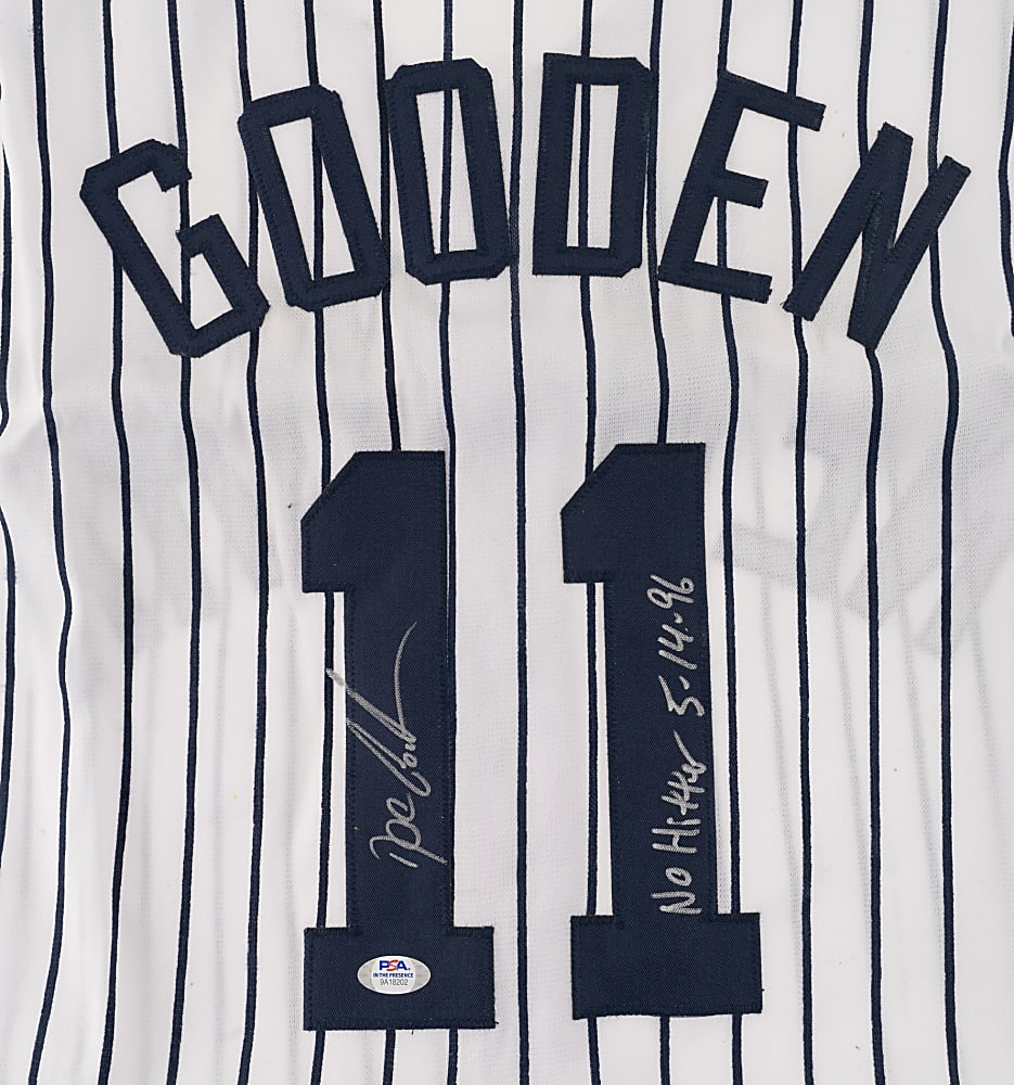 Dwight Gooden Signed New York Mets Jersey with "No Hitter 5-14-96" Inscription - PSA/DNA