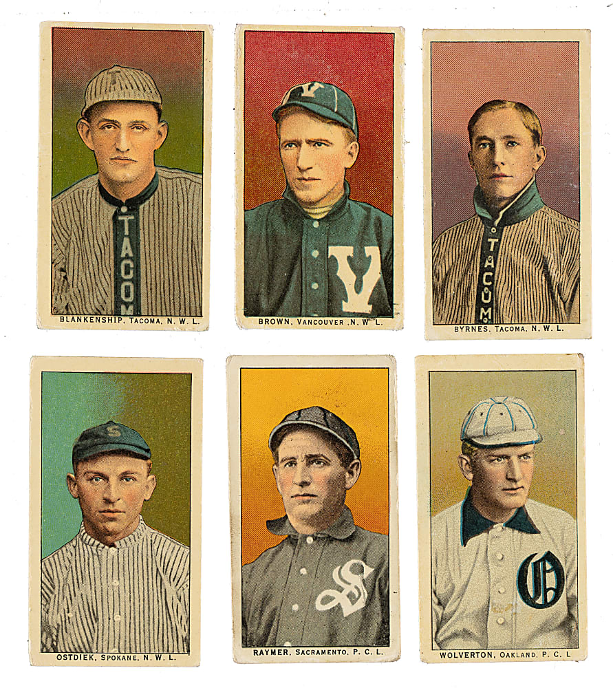 1910 T212 Obak Cigarettes "175 Subjects" Collection (6)