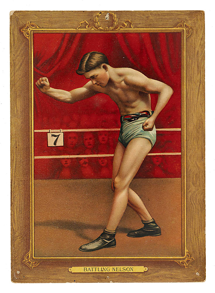 1911 T9 Turkey Red Boxing #57 Battling Nelson