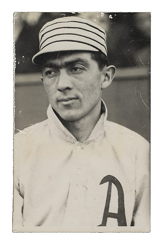 Circa 1920s Frank "Home Run" Baker Charles Conlon Photograph - PSA/DNA Type II
