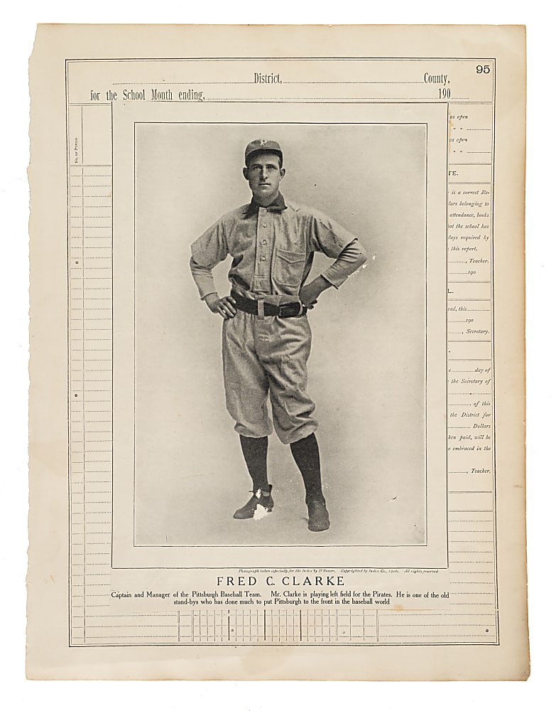 Circa 1906 Index Magazine Fred Clarke Supplement