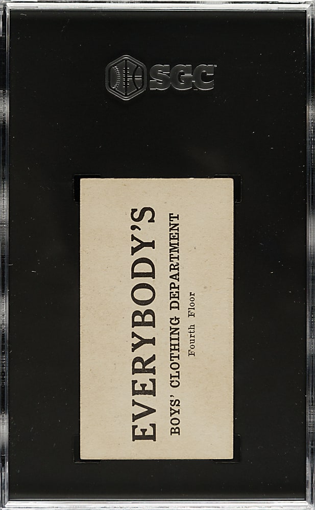 1916 M101-4 Everybody's Clothing Store (Type 1) #133 Rube Oldring SGC VG/EX 4