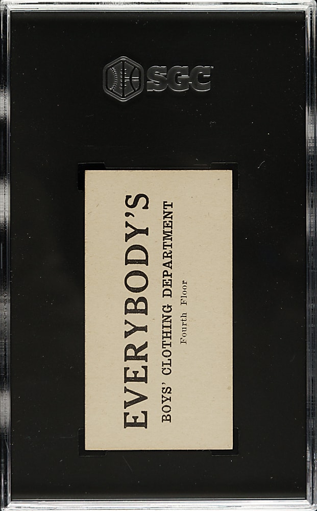 1916 M101-4 Everybody's Clothing Store (Type 1) #134 Oliver O'Mara SGC EX 5