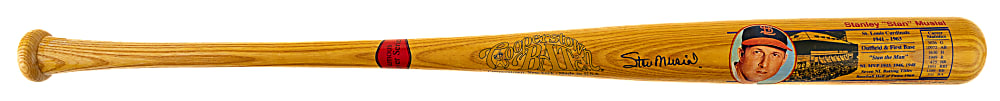 Stan Musial Signed Cooperstown Bat - JSA